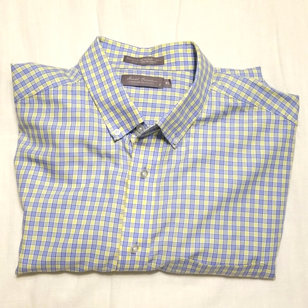 Daniel Cremieux Signature Collection Long Sleeve Button Down Men's Dress Shirt